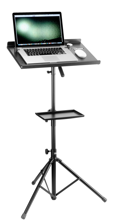 Stand pour ordinateur portable avec tablette supplémentaire
