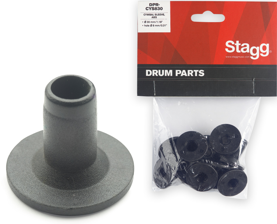 Paquet de dix supports de 8mm en nylon pour cymbale