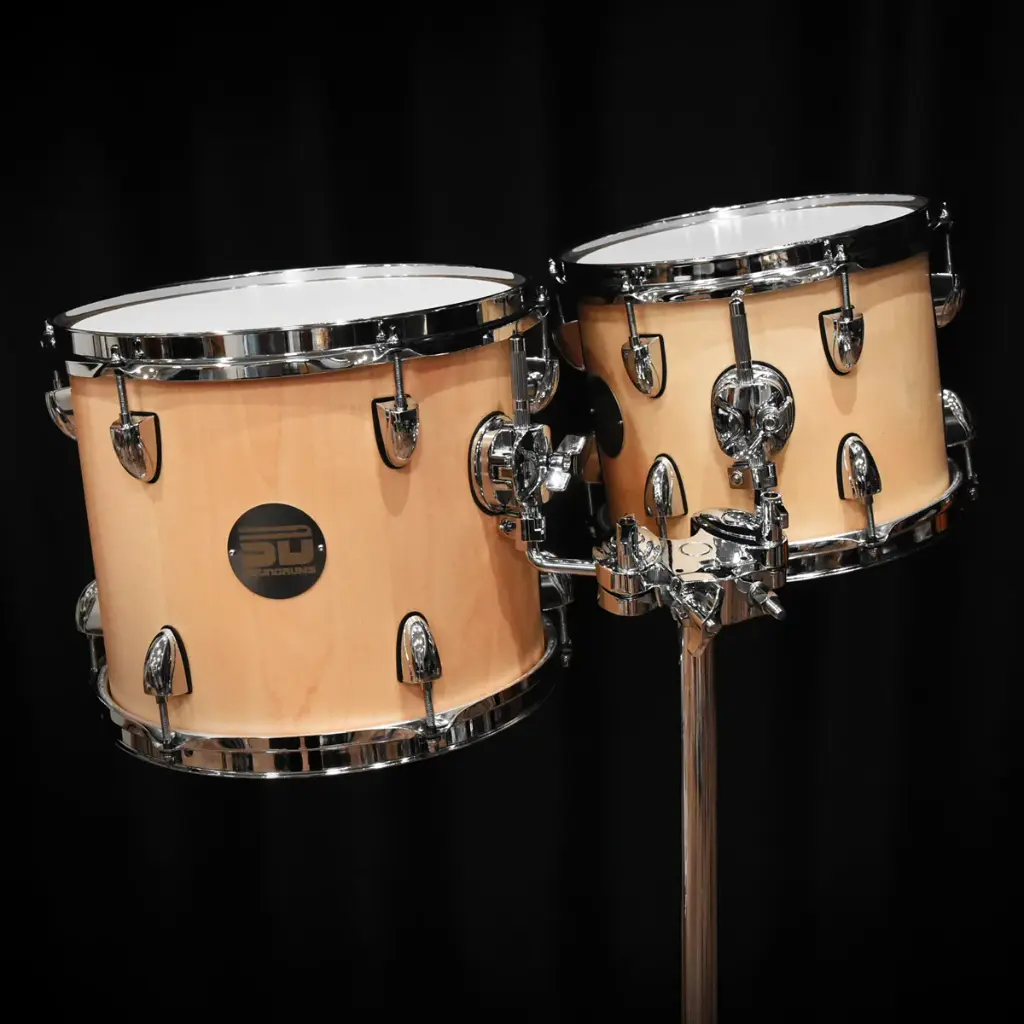 Deux Toms mélodiques 10" et 12"- Fût Bois - Soundrums®