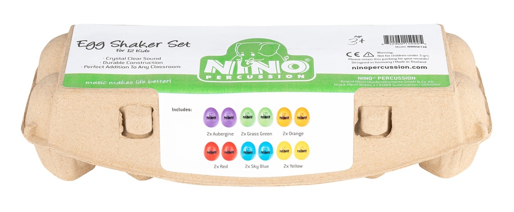 ASSORTIMENT 12 OEUFS-SHAKER NINO + BOITE