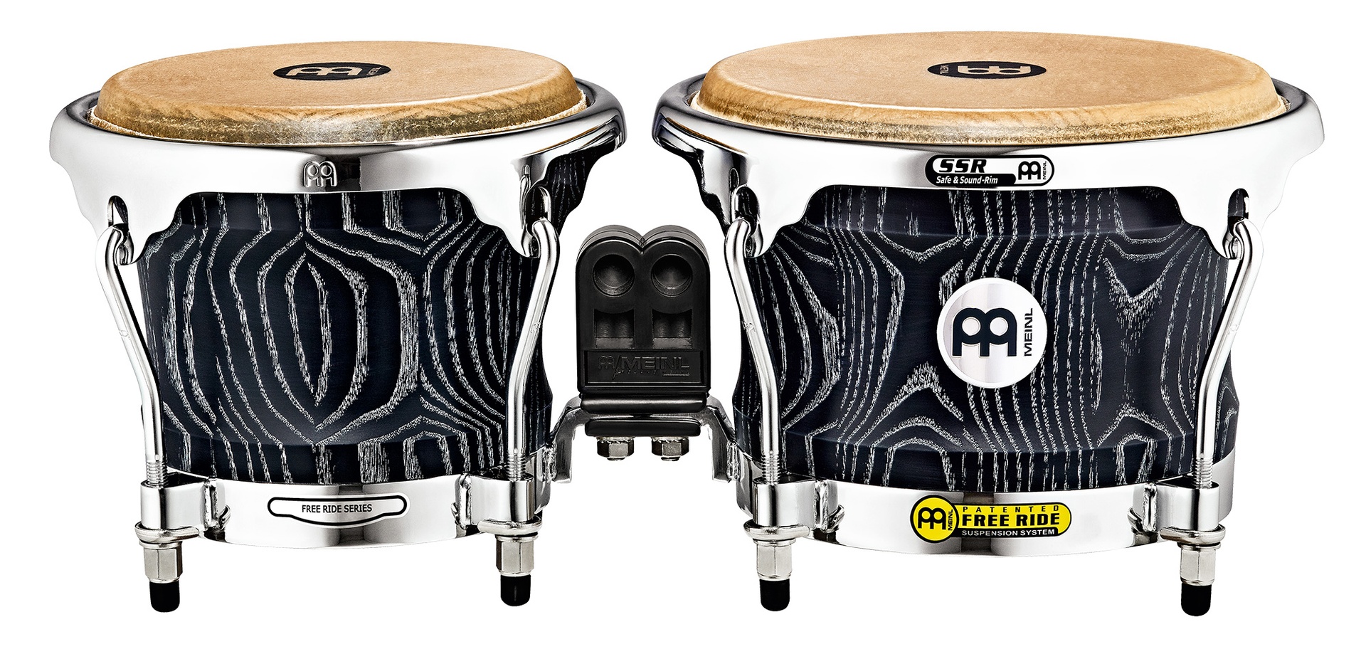 BONGOS MEINL WOODCRAFT 7/8.5" NOIR MAT