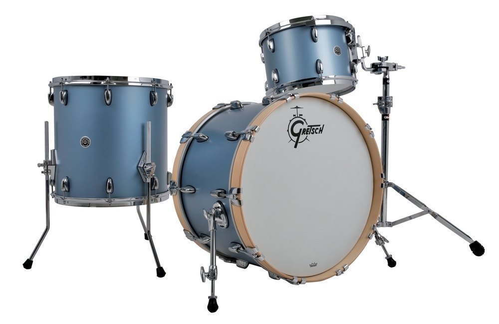 Grosse caisse USA Brooklyn Satin Ice Blue Metallic