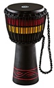 DJEMBE MEINL EARTH 10" NOIR ROUGE JAUNE