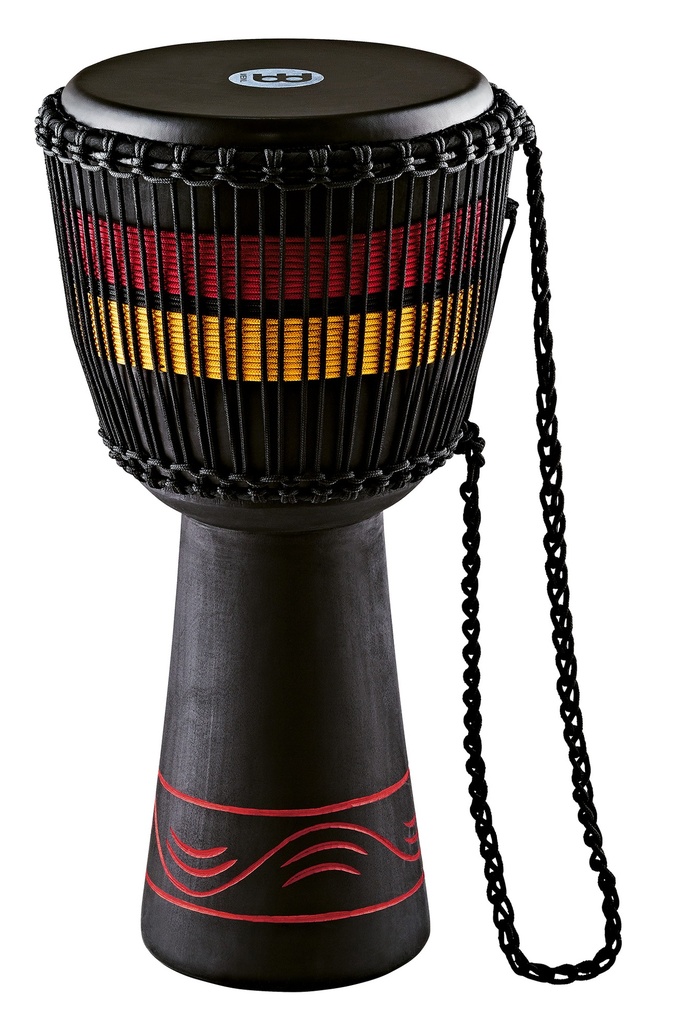DJEMBE MEINL EARTH 12" NOIR ROUGE JAUNE