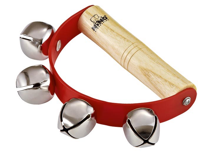 GRELOT NINO 4 CLOCHETTES, ROUGE