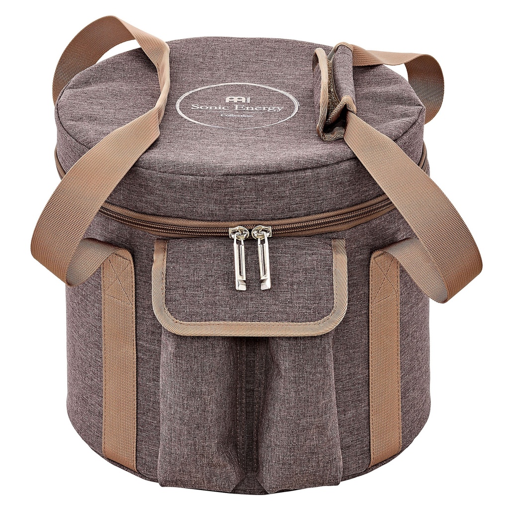 HOUSSE SINGING BOWL SONIC ENERGY 8" BRUN