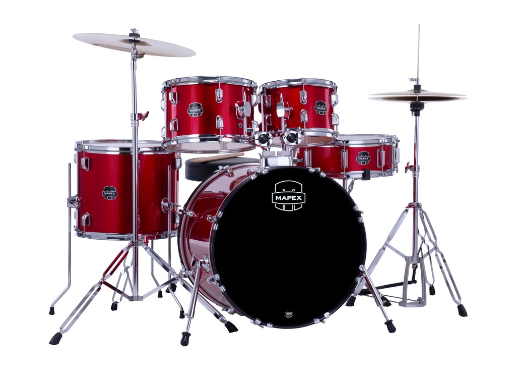 Batterie complète MAPEX Comet + 2 Cymbales FUSION - GC20
