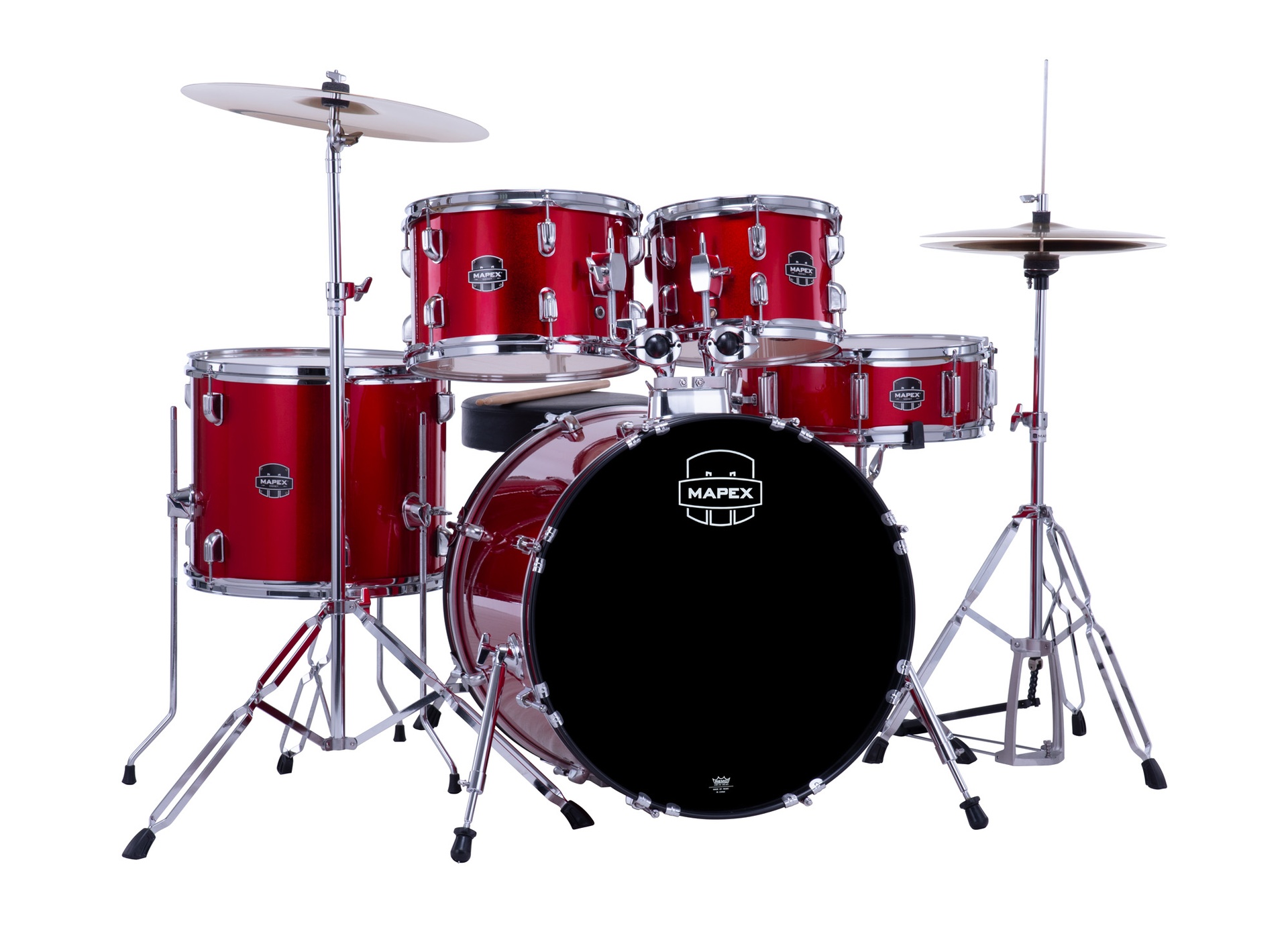 Batterie complète MAPEX Comet + 2 Cymbales FUSION - GC20
