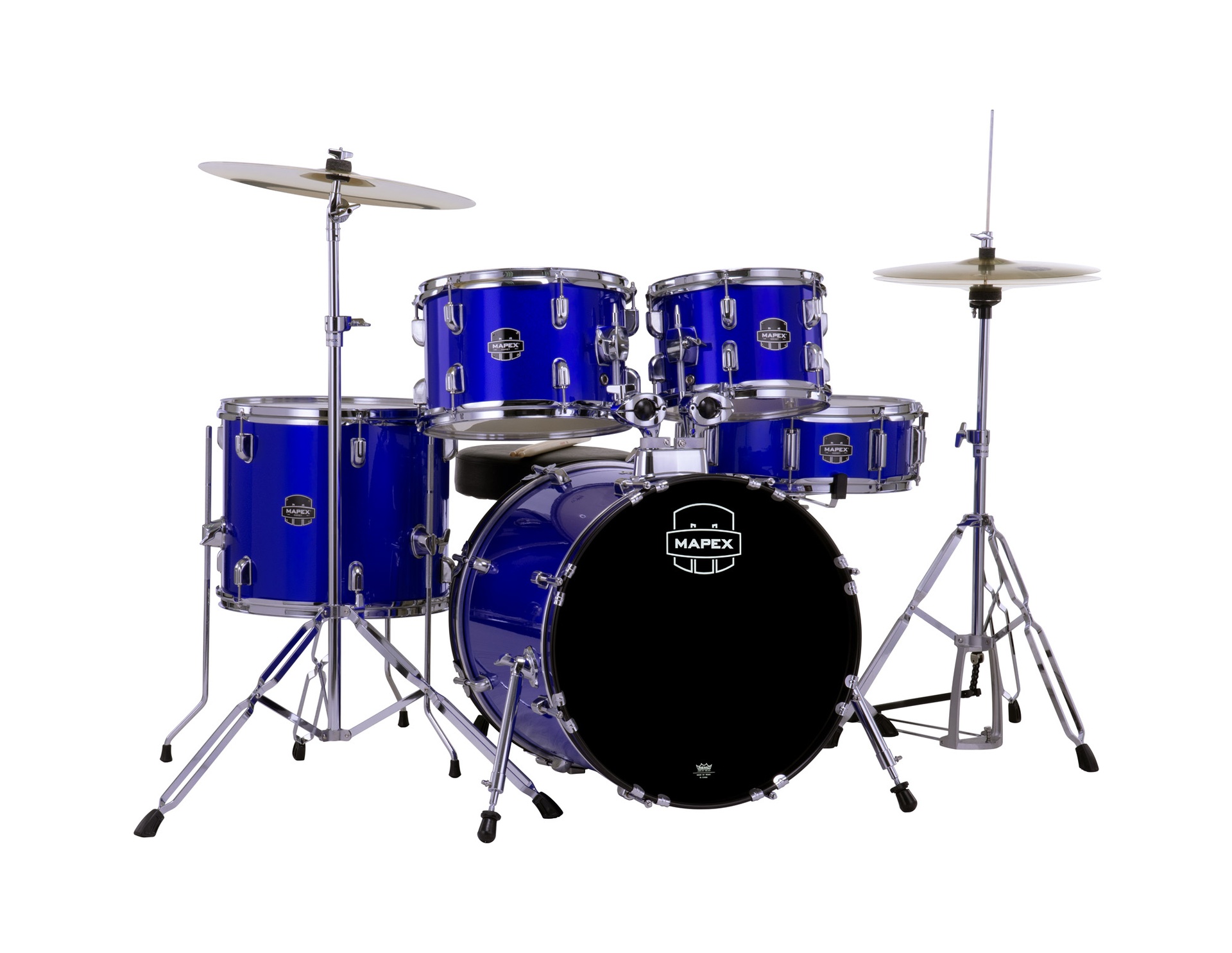 Batterie complète MAPEX Comet + 2 Cymbales JAZZ/JUNIOR - GC18
