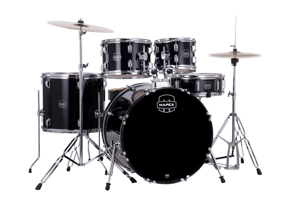 Batterie complète MAPEX Comet + 2 Cymbales ROCK - GC22