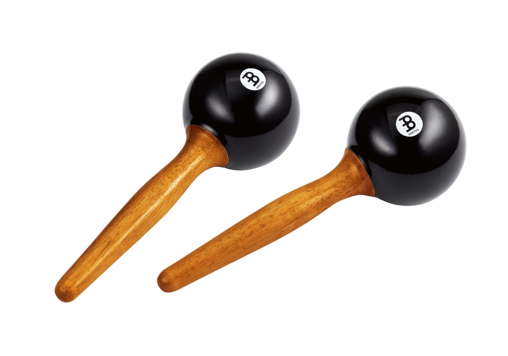 MARACAS MEINL RONDS PLASTIQUE NOIR