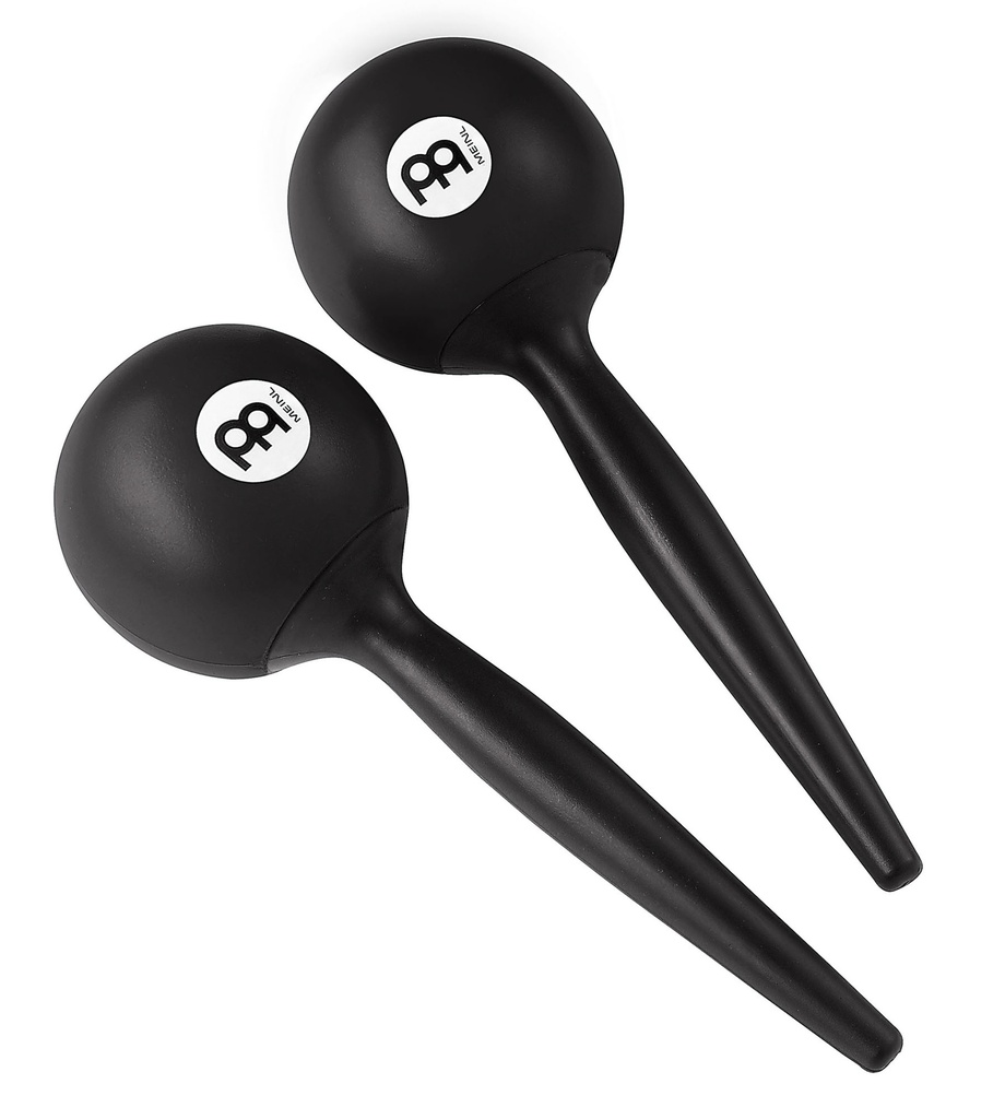 MARACAS MEINL RONDS PLASTIQUE NOIR