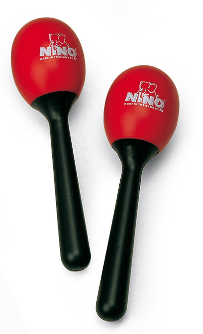 MARACAS NINO PLASTIQUE OVALES