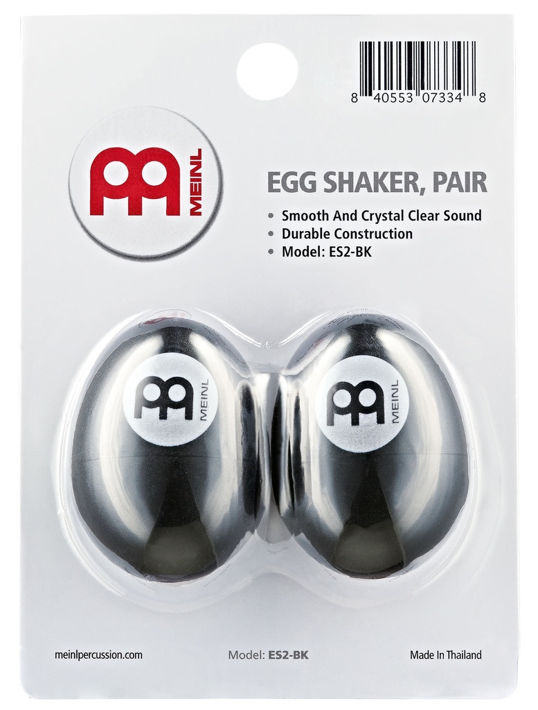 OEUF SHAKER MEINL PLASTIQUE NOIR