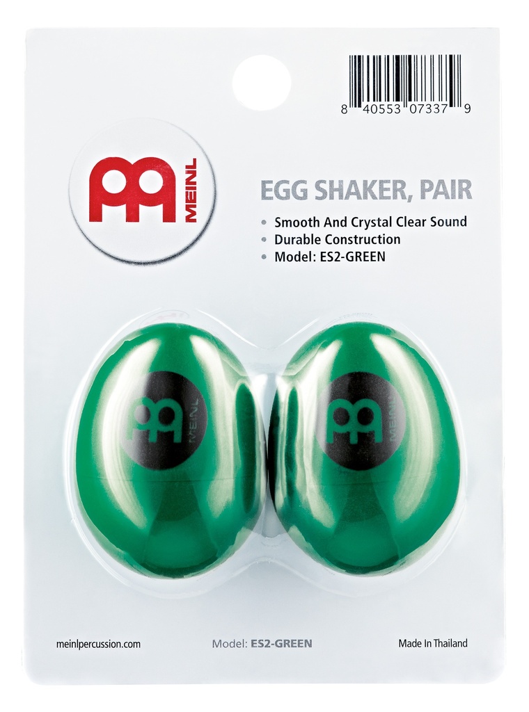 OEUF SHAKER MEINL PLASTIQUE VERT