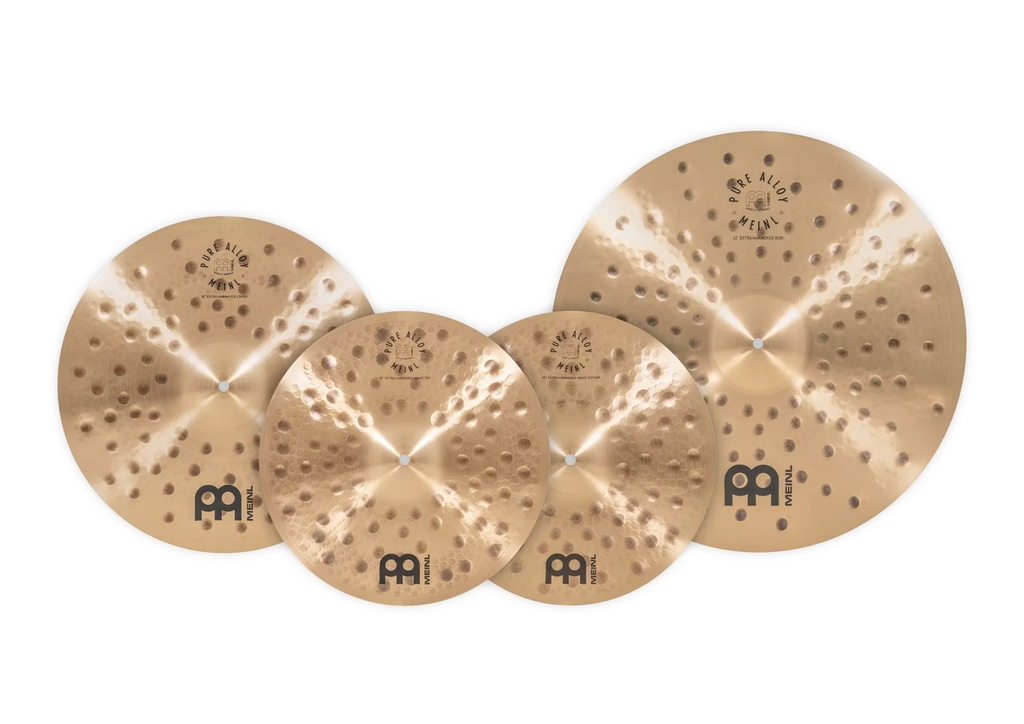 PACK MEINL PURE ALLOY EXTRA HAMMERED