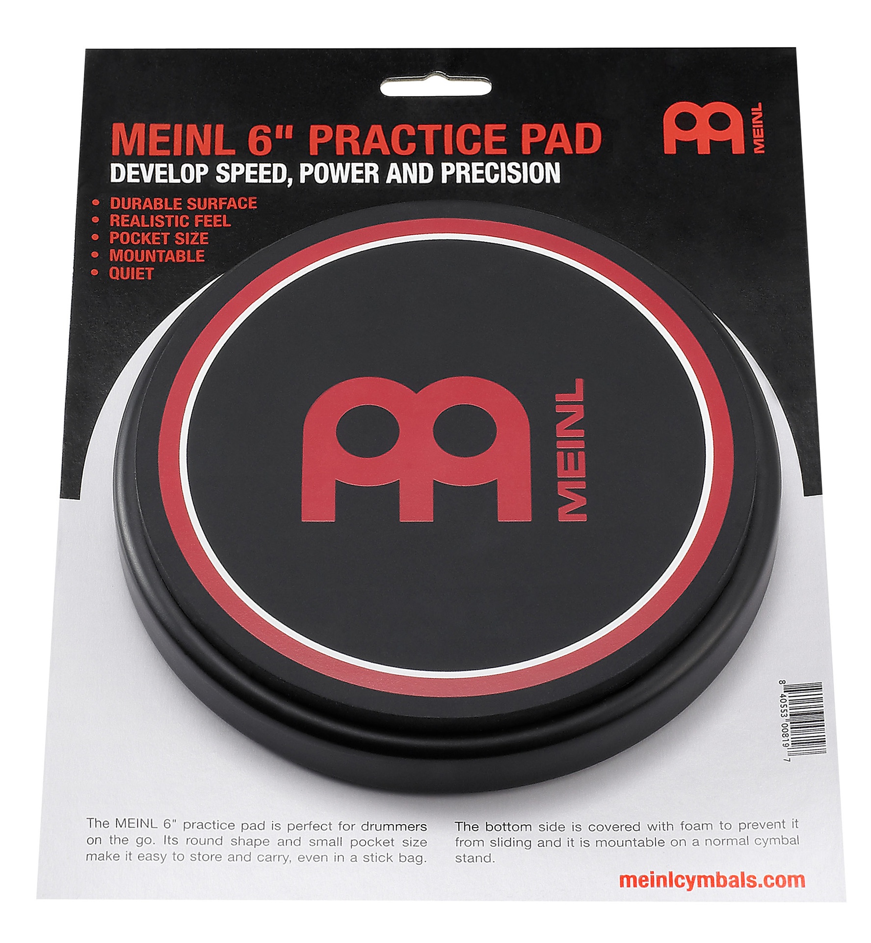 PAD D'ENTRAINEMENT MEINL 6"