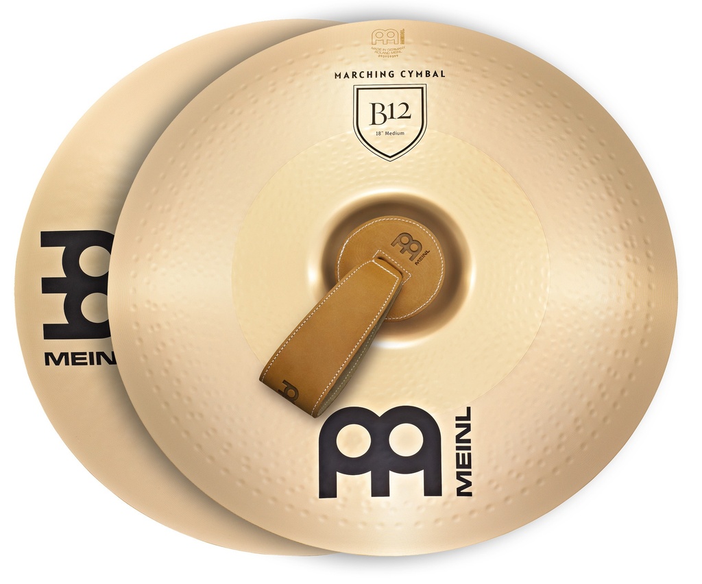 PAIRE CYMBALES MEINL MARCHING 18" B12