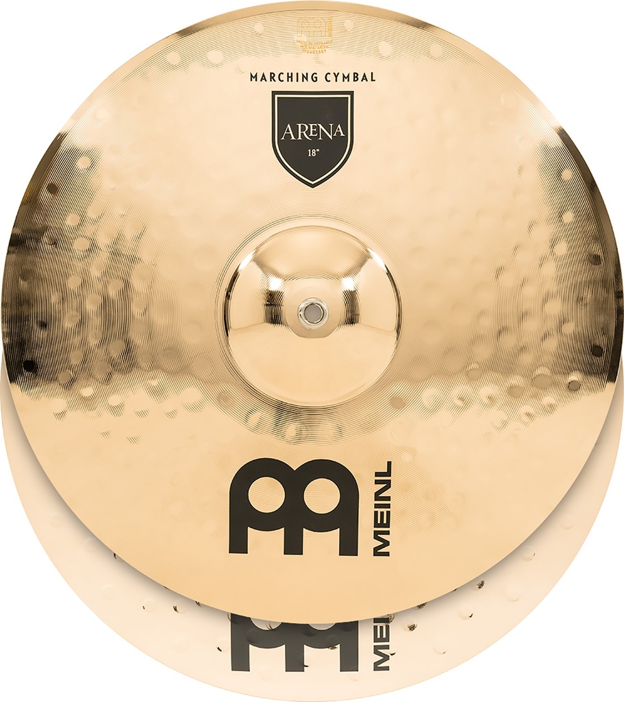 PAIRE CYMBALES MEINL MARCHING ARONA 1""