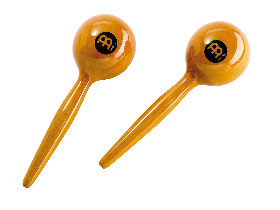 PAIRE DE MARACAS MEINL RONDS AMBRE