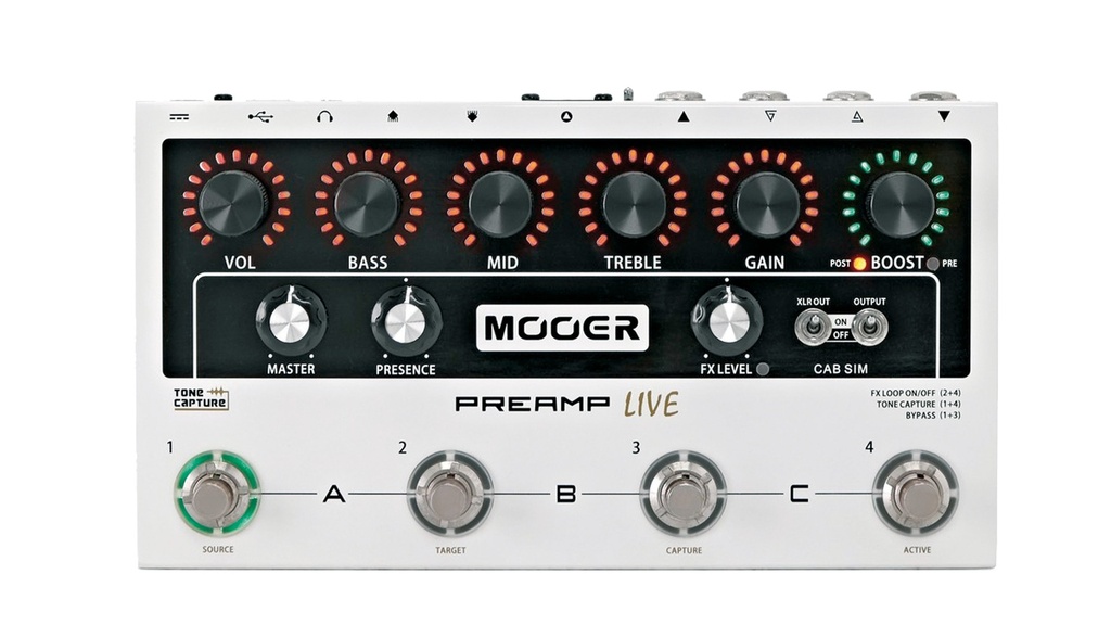 PEDALIER MOOER PREAMP LIVE