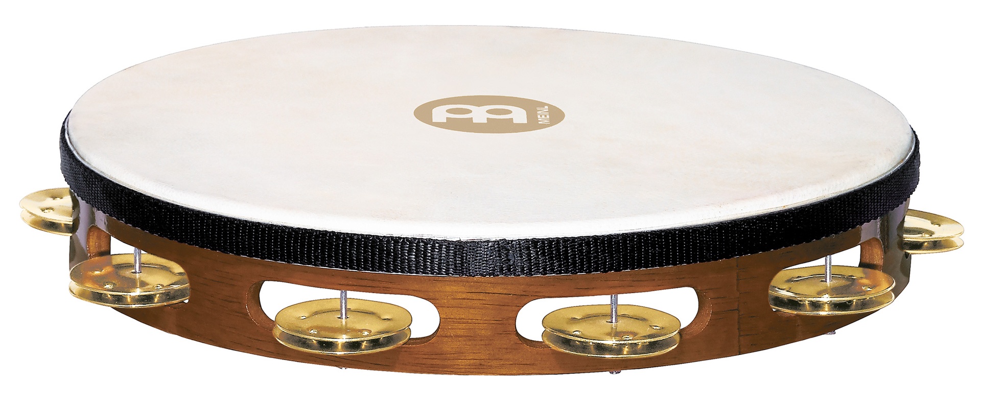 TAMBOURIN MEINL BOIS AVEC PEAU BRUN