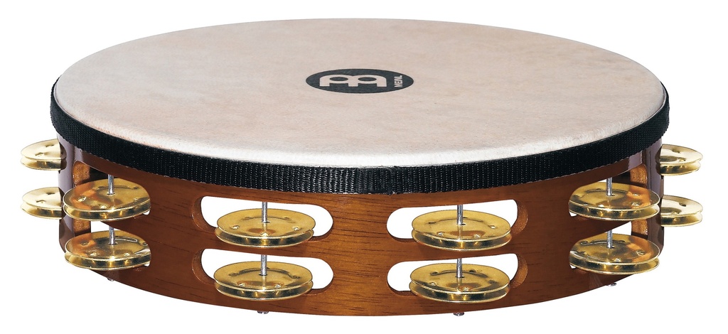 TAMBOURIN MEINL BOIS AVEC PEAU BRUN