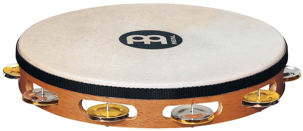 TAMBOURIN MEINL BOIS AVEC PEAU NATUREL