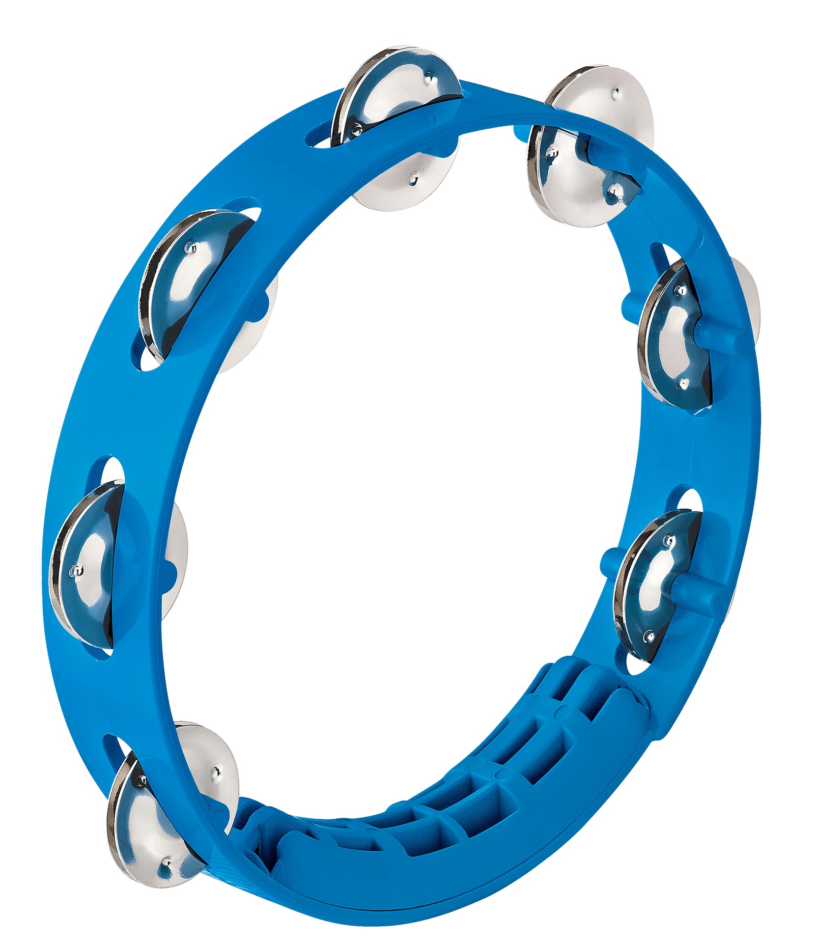 TAMBOURIN NINO ABS 8"/1 RANG BLEU