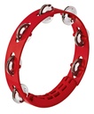 TAMBOURIN NINO ABS 8"/1 RANG ROUGE