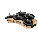 TAMBOURIN PIED AVEC CYMBALETTES ORTEGA