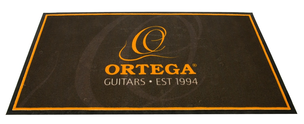 TAPIS ORTEGA NOIR ET BRUN 140 X 80 CM