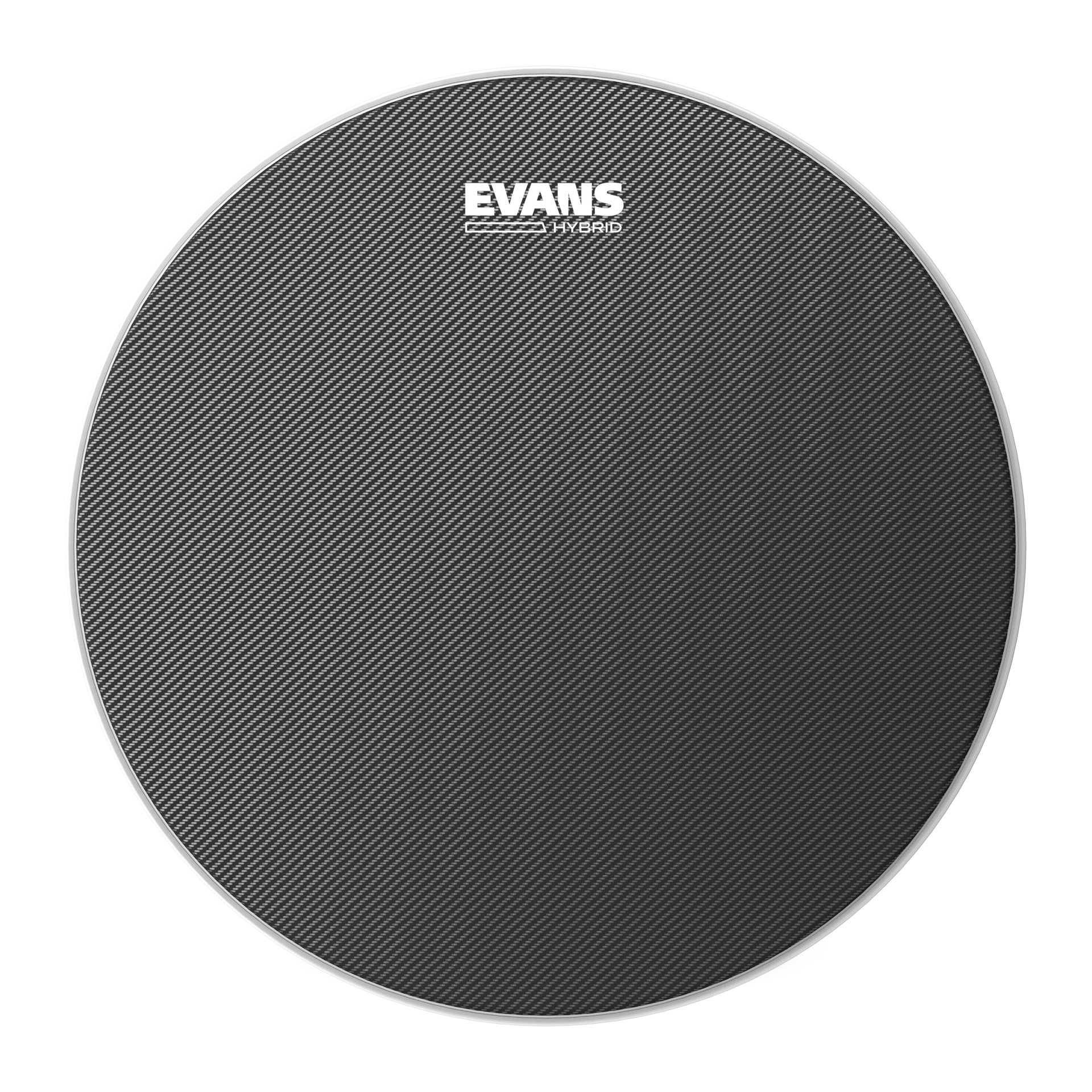 EVANS Hybrid Grey Marching Snare Drum Head, 14 "