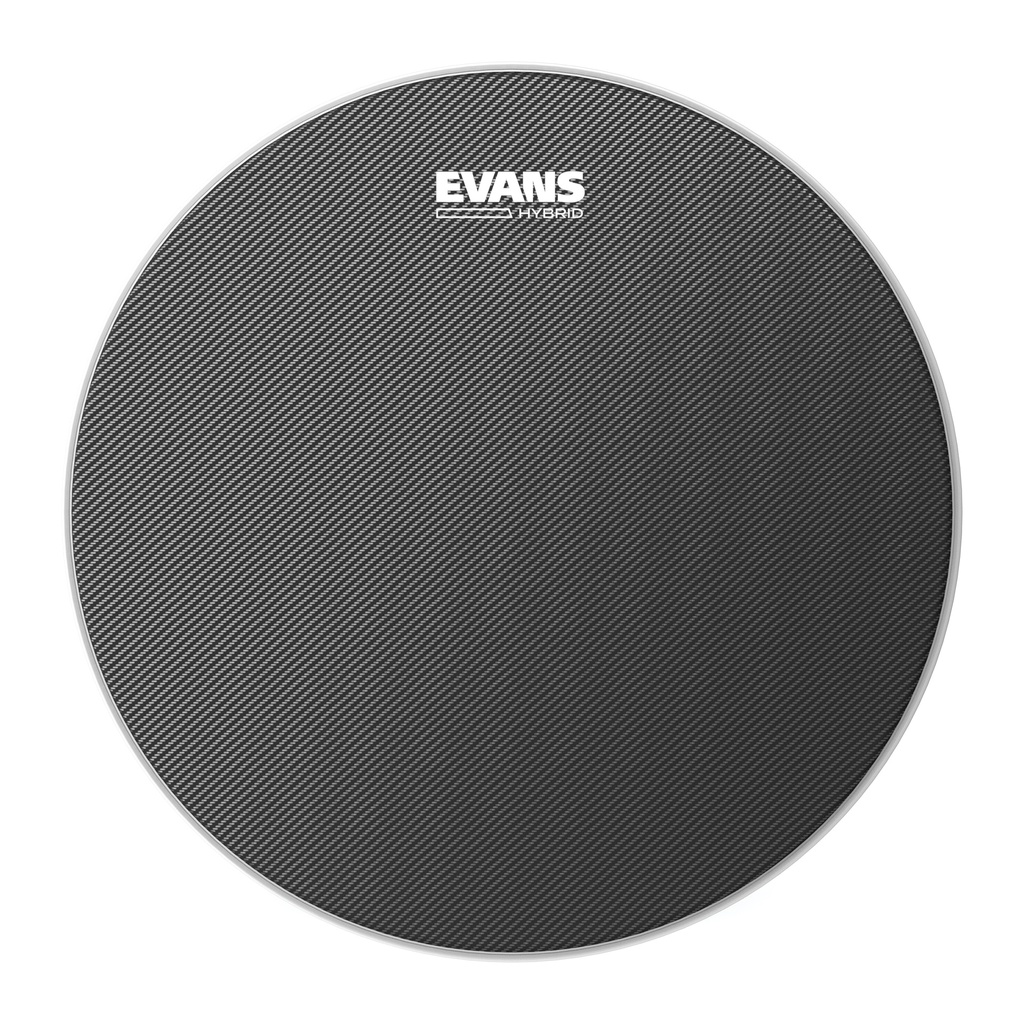 EVANS Hybrid Grey Marching Snare Drum Head, 13 "