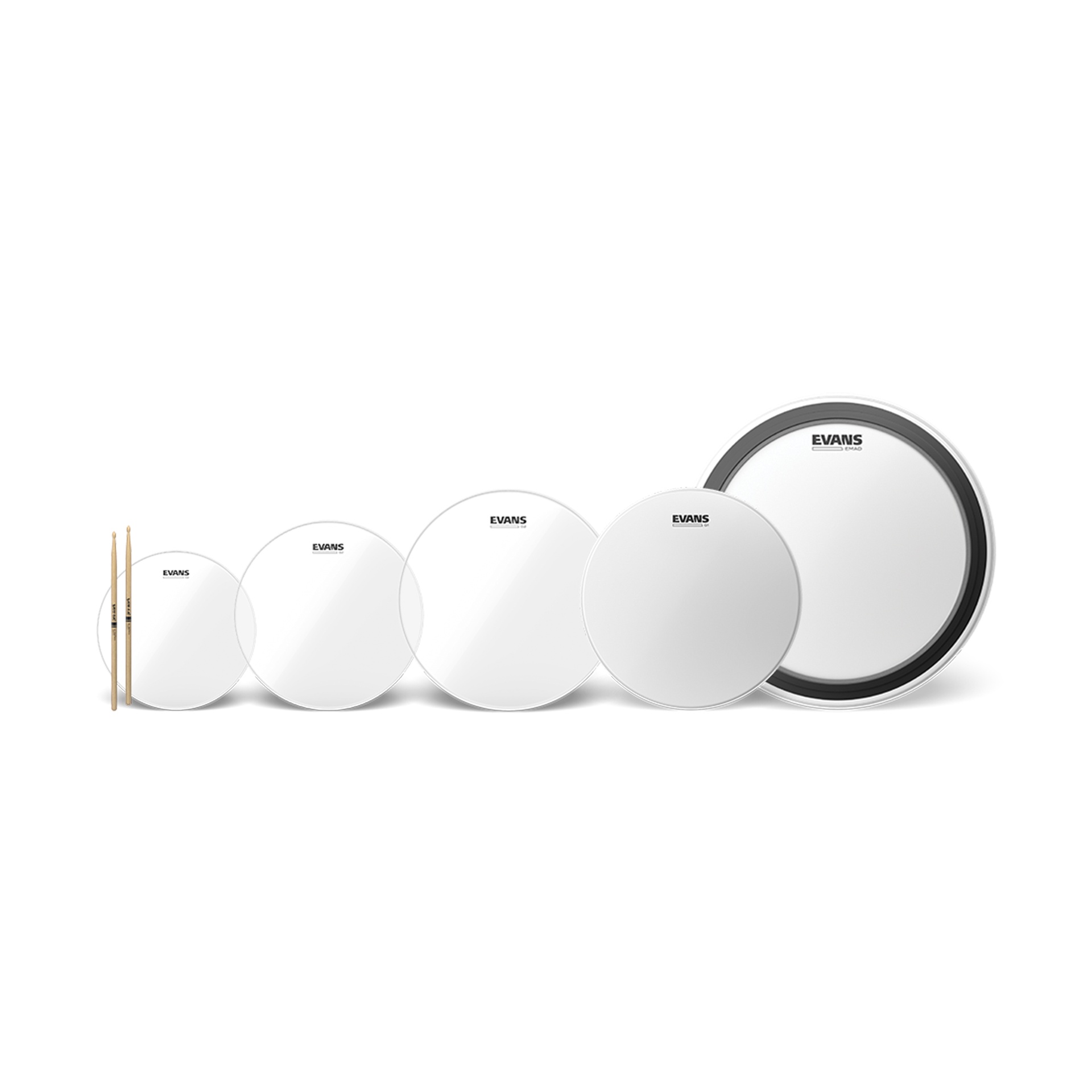 EVANS American Upgrade Fusion Pack (10", 12", 14") with 20" EMAD