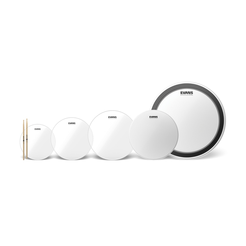 EVANS American Upgrade Fusion Pack (10", 12", 14") with 22" EMAD