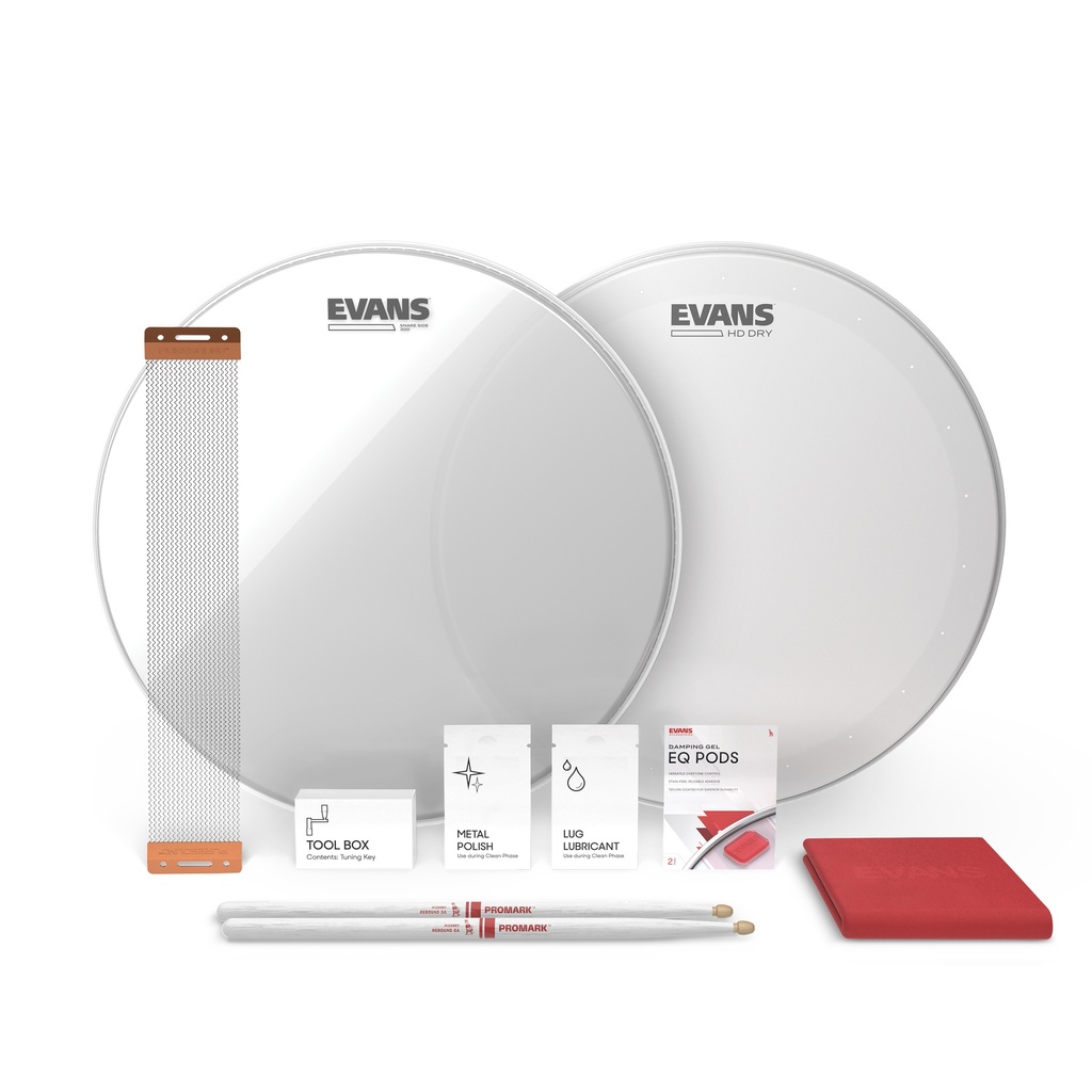 EVANS HD Dry Snare Tune Up Kit, 13 "