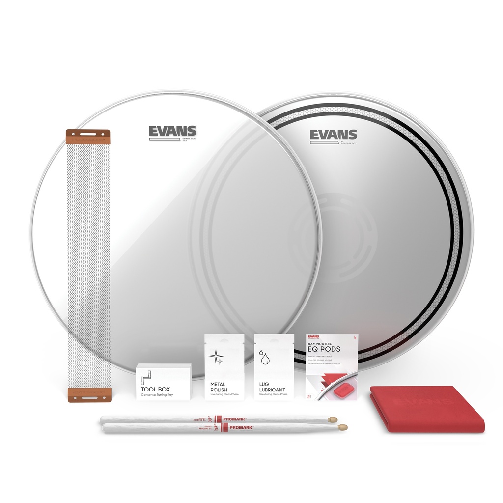 EVANS EC Reverse Dot Snare Tune Up Kit, 14 "