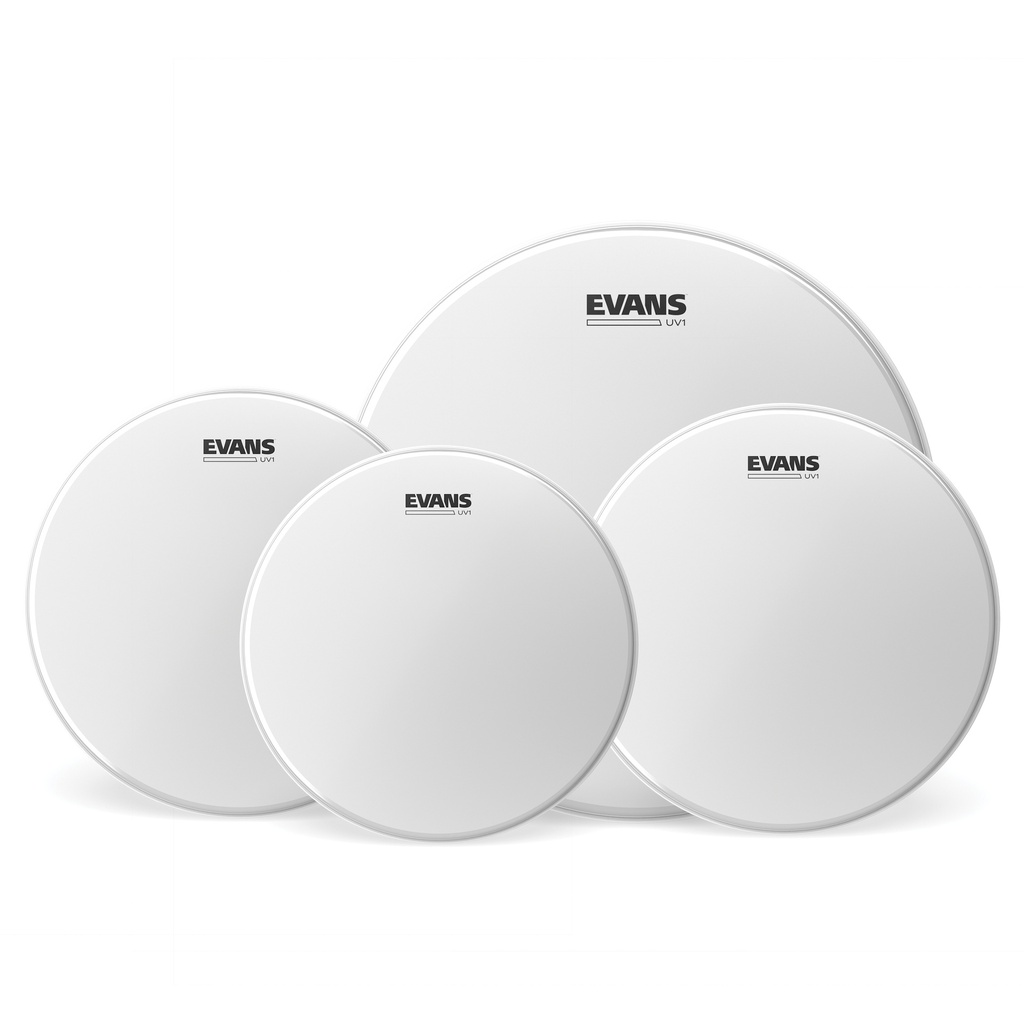 EVANS UV1 Coated Rock Pack (10", 12", 16") with 14" UV1 Coated Snare Batter