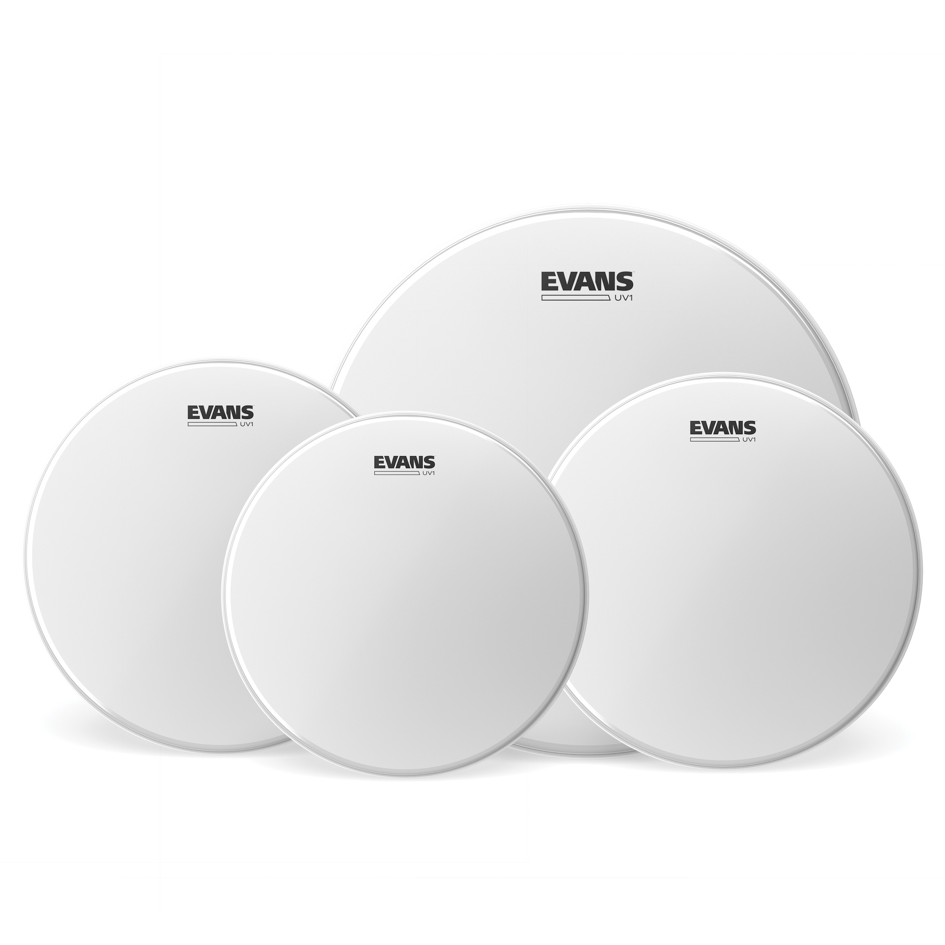 EVANS UV1 Coated Rock Pack (10", 12", 16") with 14" UV1 Coated Snare Batter