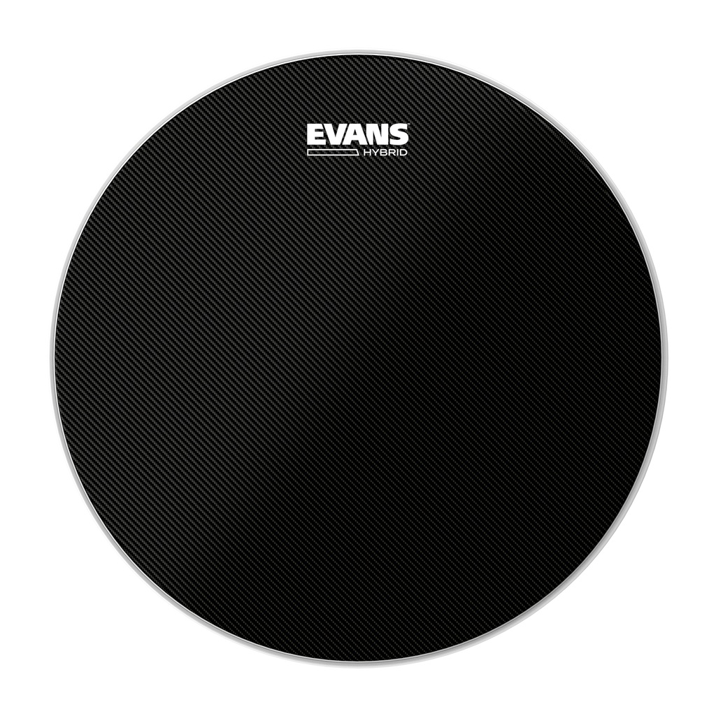 EVANS Hybrid Black Marching Snare Drum Head, 13 "