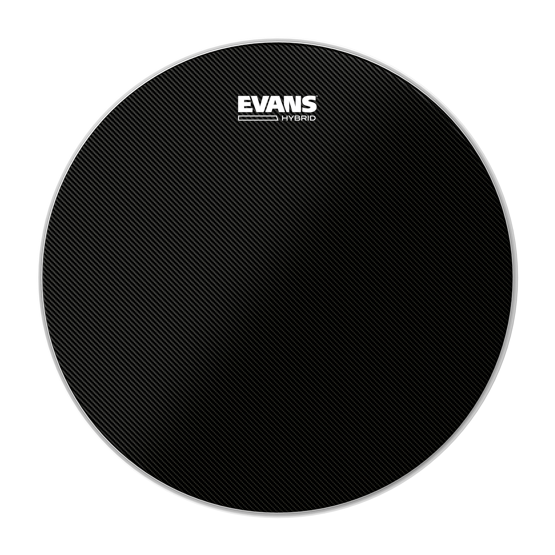EVANS Hybrid Black Marching Snare Drum Head, 13 "