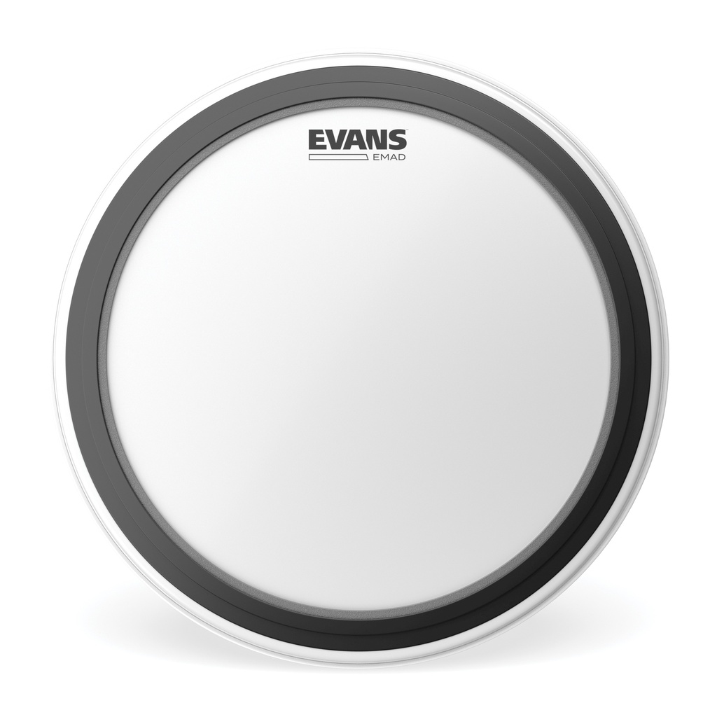 EVANS EMAD Coated White Bass Drum Head, 18 "