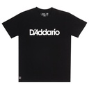 T-shirt avec logo D'Addario, noir, S