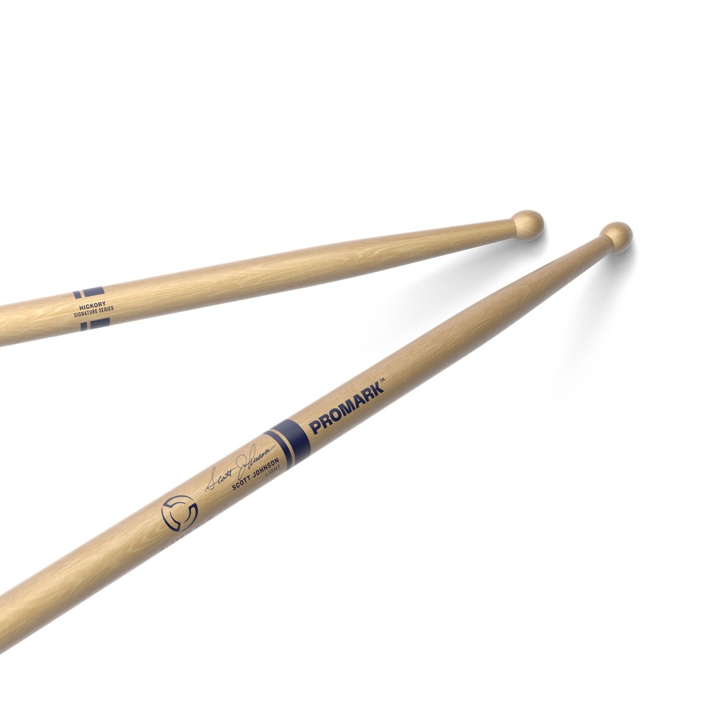ProMark Scott Johnson Light Hickory Drumstick, Wood Tip