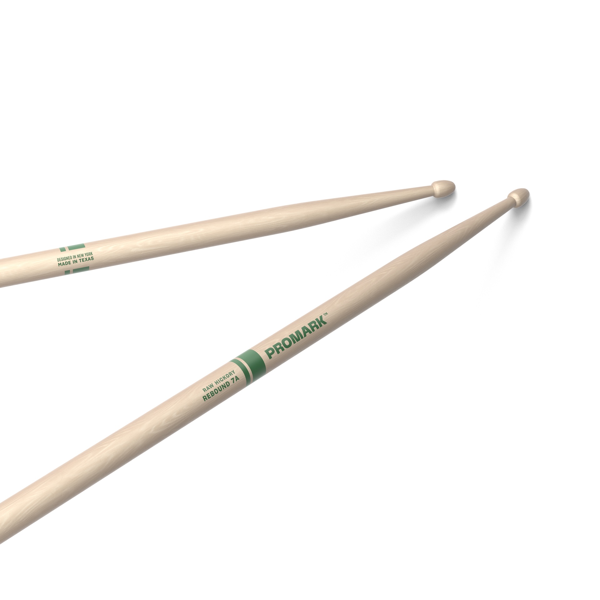 ProMark Rebound 7A Raw Hickory Drumstick, Acorn Wood Tip