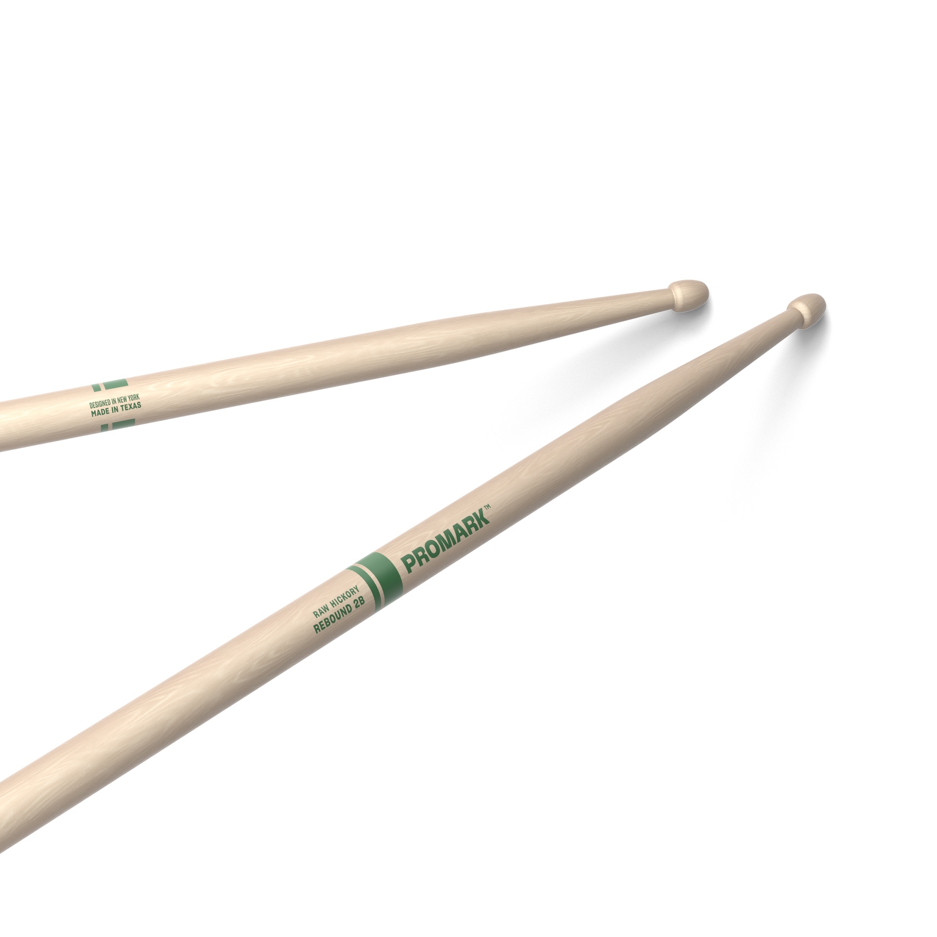 ProMark Rebound 2B Raw Hickory Drumstick, Acorn Wood Tip
