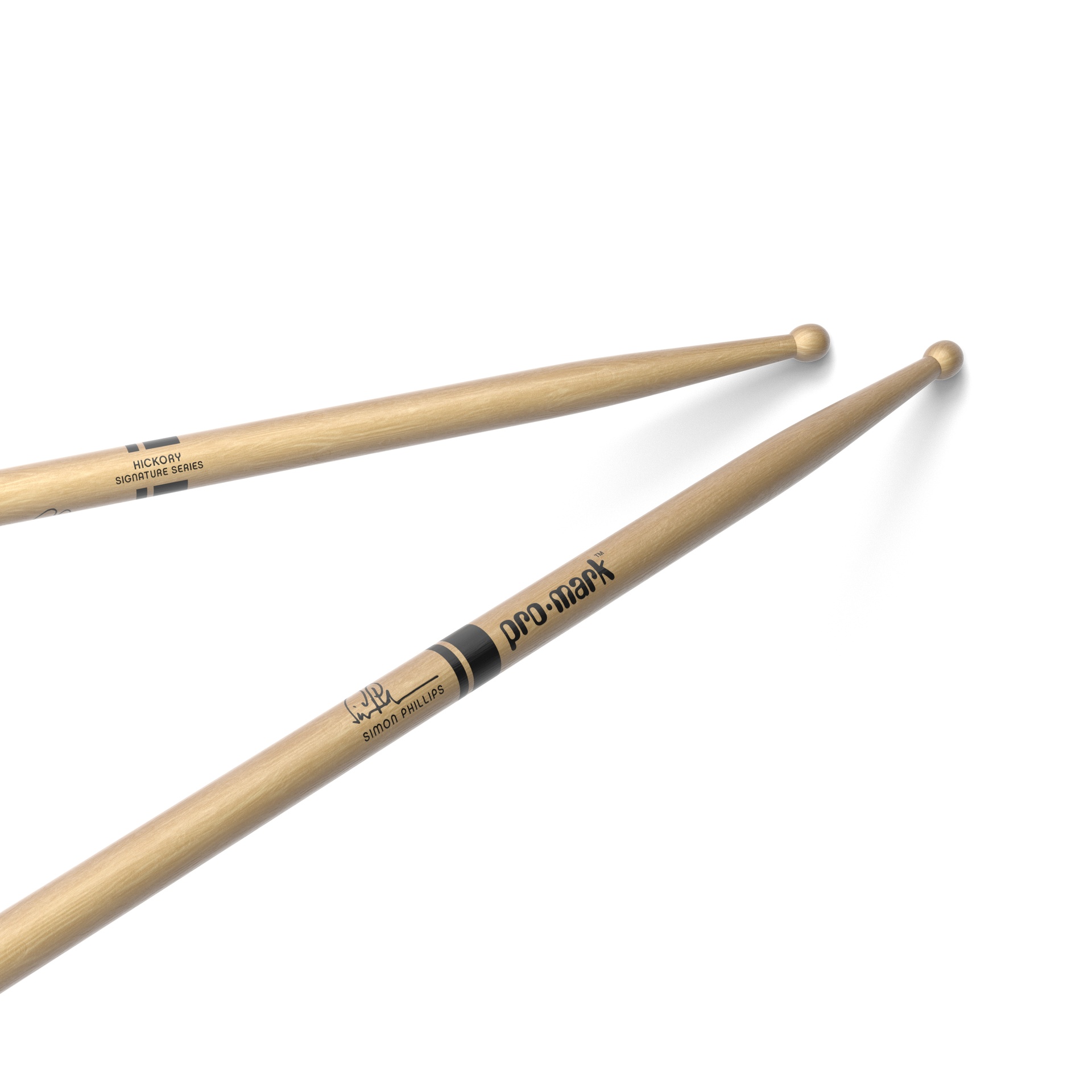 ProMark Simon Phillips 707 Hickory Drumstick, Wood Tip