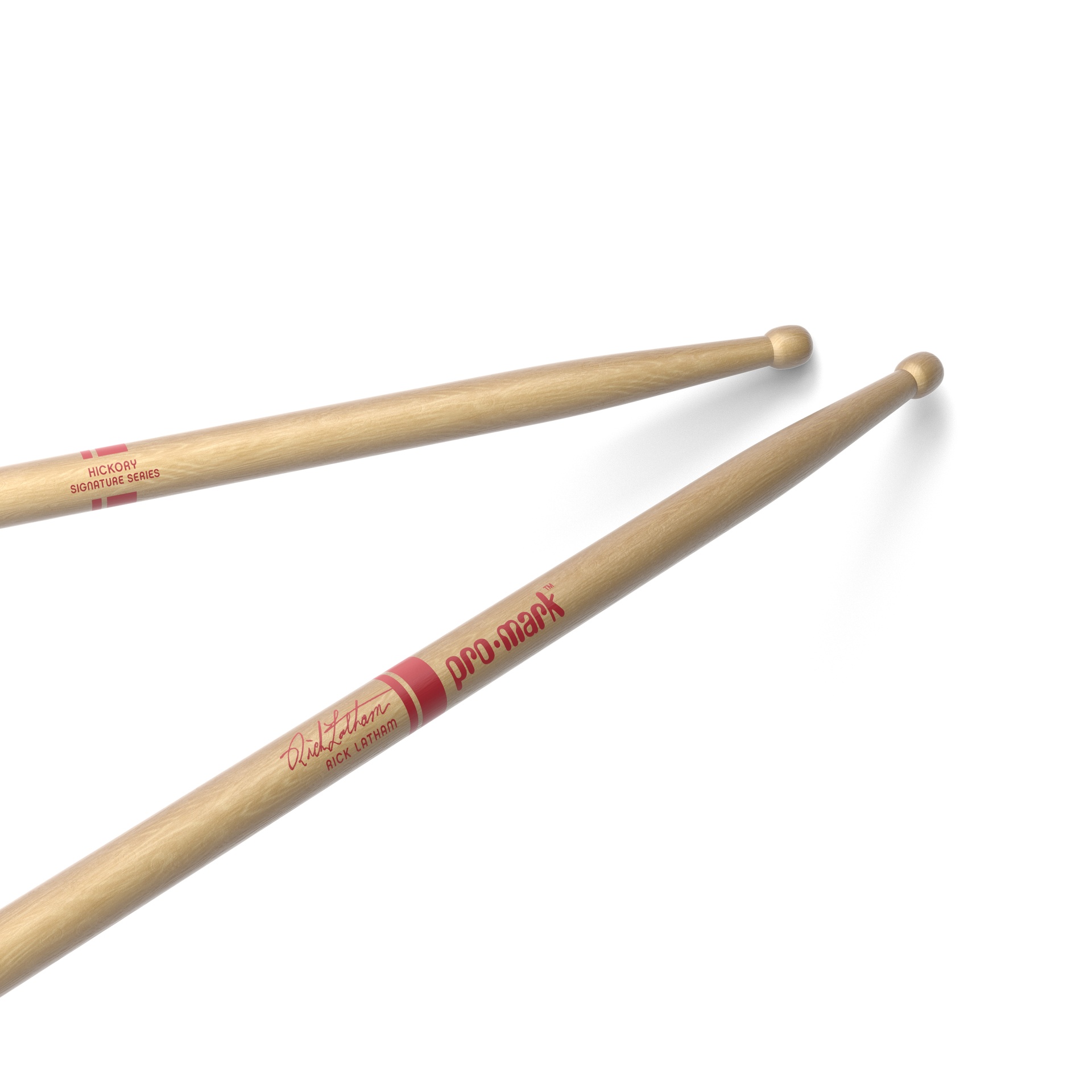 ProMark Rick Latham 717 Hickory Drumstick, Wood Tip