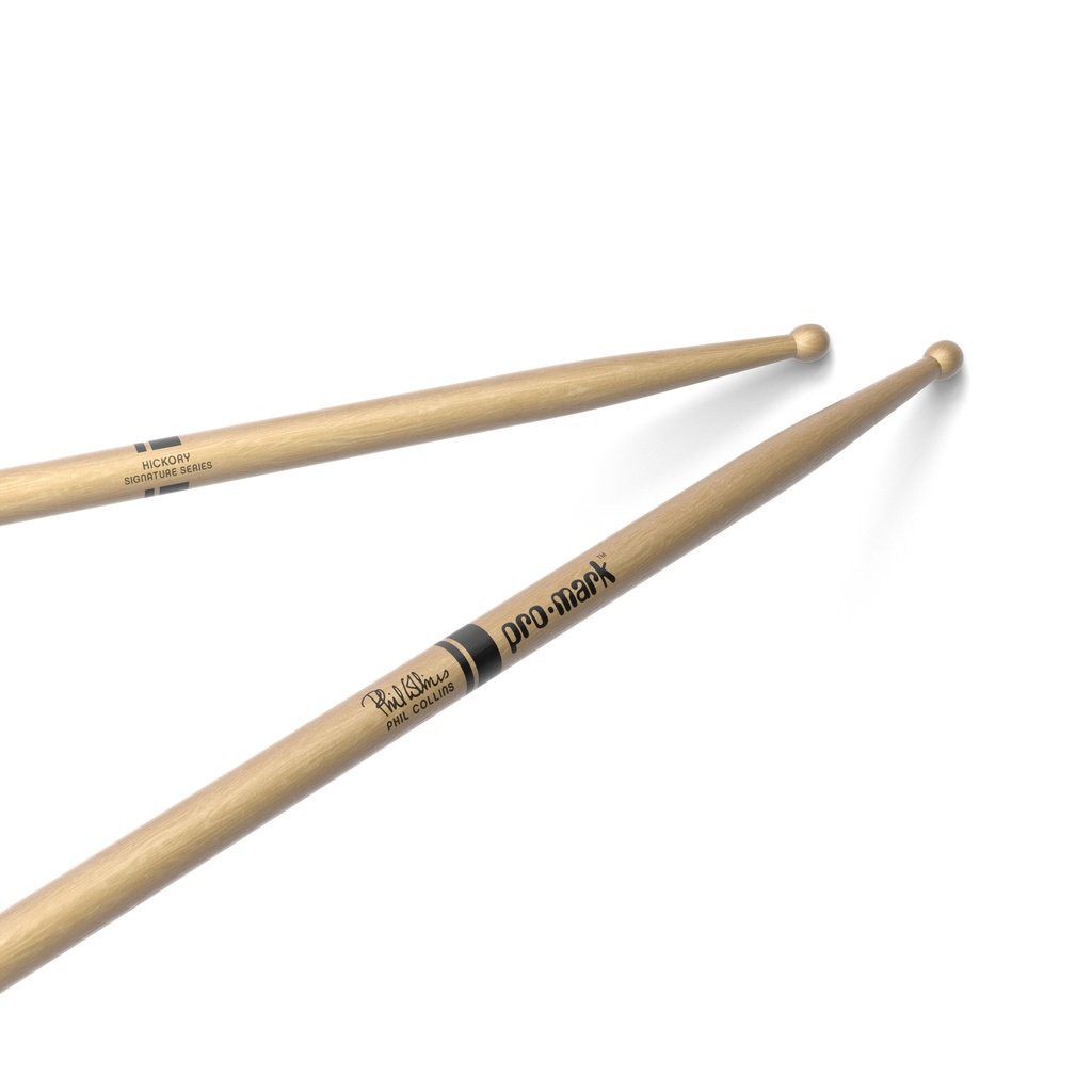 ProMark Phil Collins Hickory Drumstick, Wood Tip